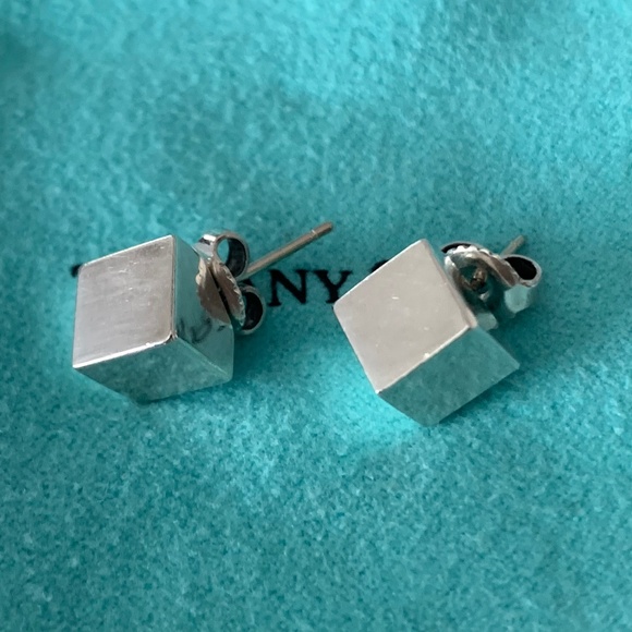 Tiffany Co Vintage Sterling Silver Cube 